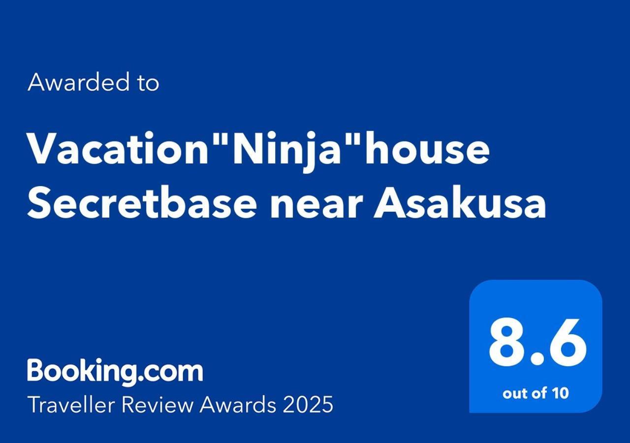 Vacation"Ninja"House Secretbase Near Asakusa Tokyo prefektur Exteriör bild